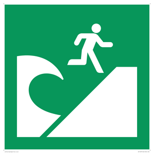 E062 safe condition tsunami evacuation area